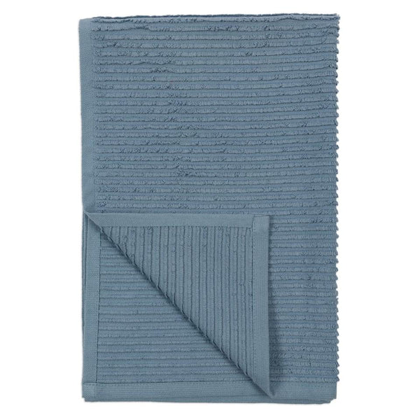 Mu Kitchen Ridged Cotton Dish Towel - Tide