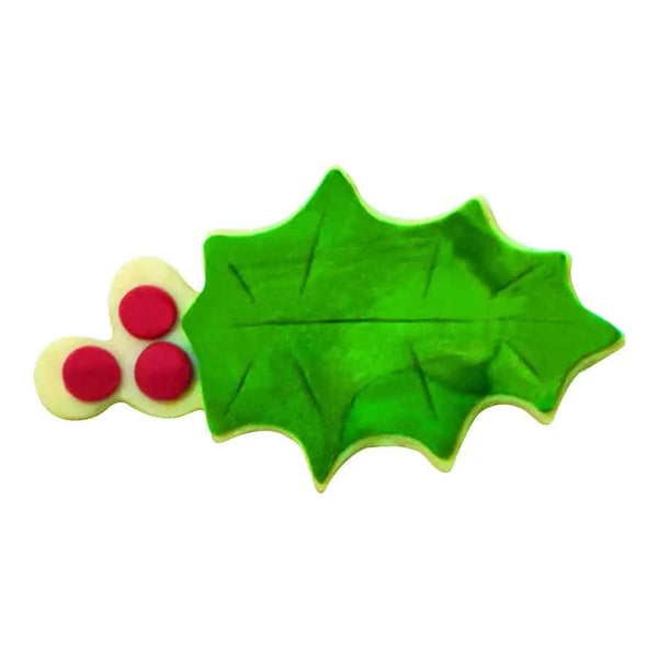 R&M Cookie Cutter - Mini Holly Leaf 1.75"