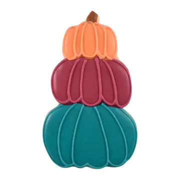 R&M Cookie Cutter - Stacked Pumpkin 4"