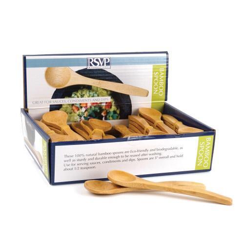 RSVP Bamboo Condiment Spoon