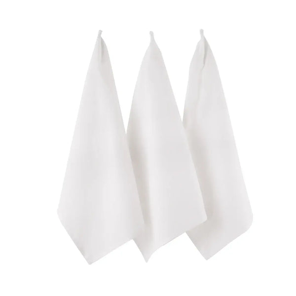 RSVP Flour Sack Towel Set of 3 - White