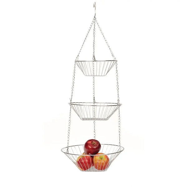 RSVP Chrome Wire 3 Tier Hanging Basket