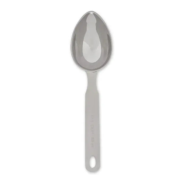 RSVP Stainless Steel 6" Handle 1/4C Measuring Scoop
