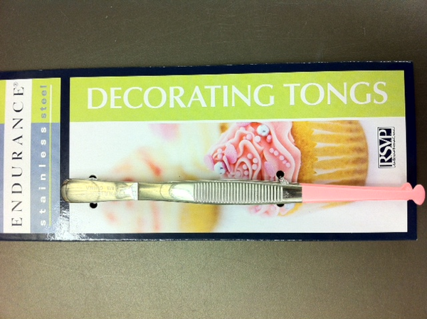 RSVP TWEEZERS DECORATING PINK