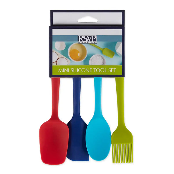 RSVP Mini Silicone 4pc Tool Set