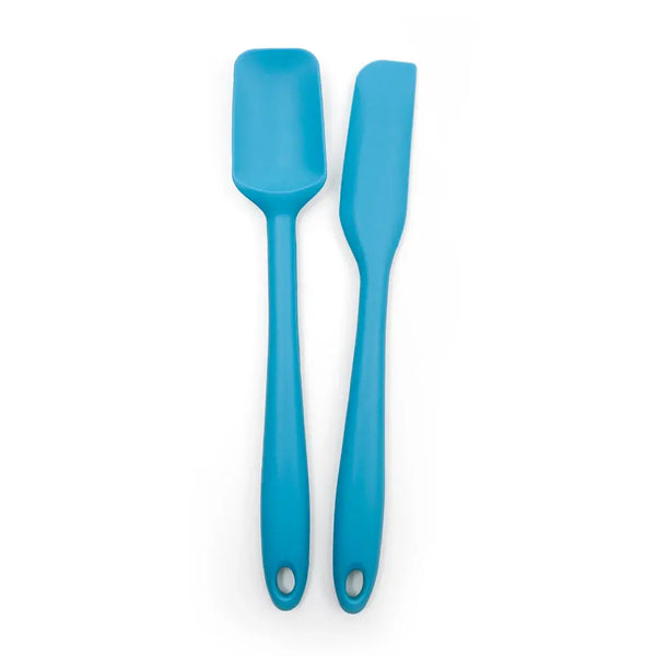 RSVP Silicone Mini 2pc Spatula Set - Turquoise