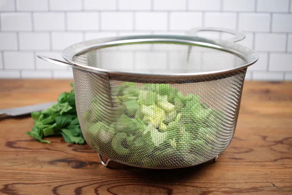 RSVP Stainless Steel Mesh Basket Colander