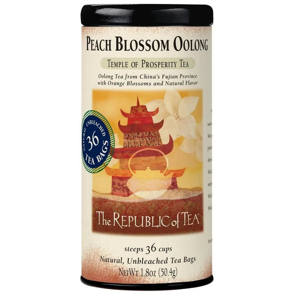 Republic of Tea Bags - Peach Blossom Oolong