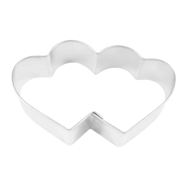 R&M Cookie Cutter - Double Heart 3.5”