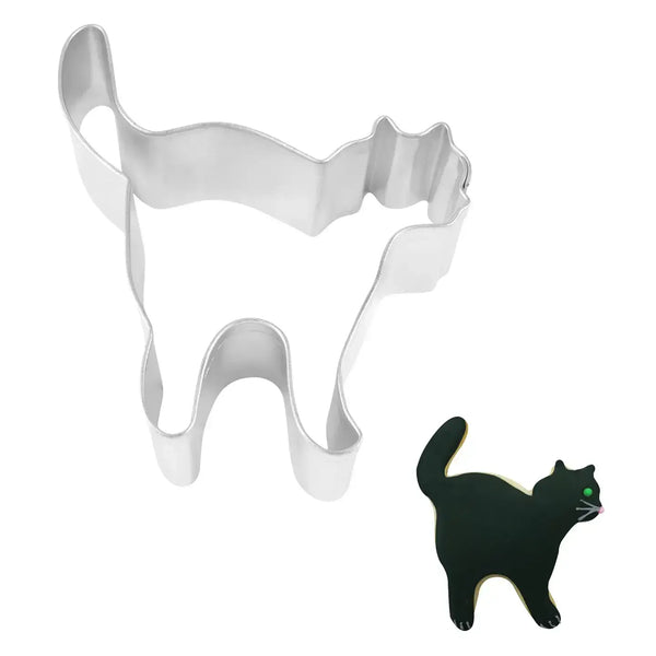 R&M Cookie Cutter - Witch's Cat 3"