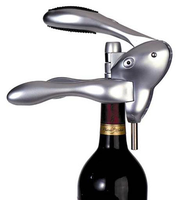 Rabbit Lever Corkscrew - Silver