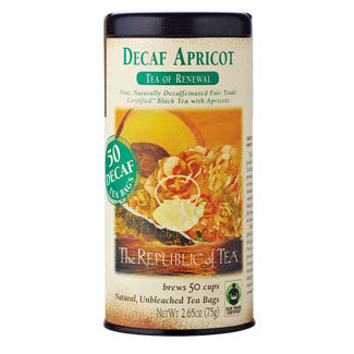 Republic of Tea Decaf Bags - Apricot Fair Trade Decaf
