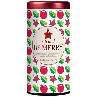 Republic of Tea Bags - Sip & Be Merry Holiday Tin 50 Bags