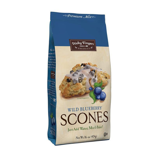 Sticky Fingers SCONE MIX WILD BLUEBERRY