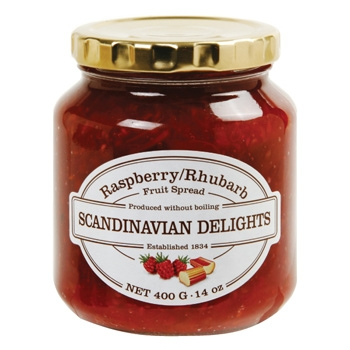 S.D. RASPBERRY/RHUBARB SPREAD