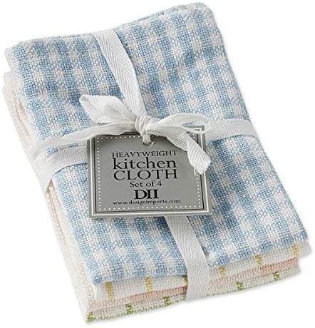 Dishcloth Set/4 Garden Plaids