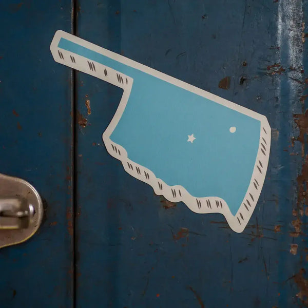 Shop Good Oklaland Magnet 4” (Color: Fruity Pebbles Blue)