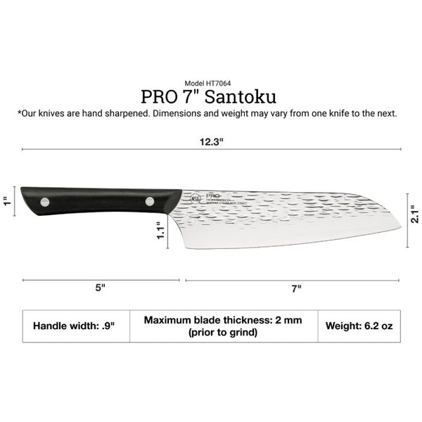 Shun Kai Pro 7" Santoku Knife
