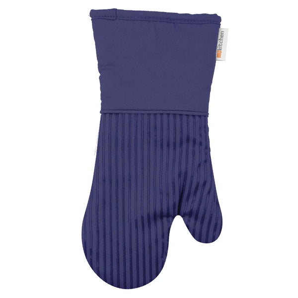 Mu Kitchen Silicone Oven Mitt - Ink Blue