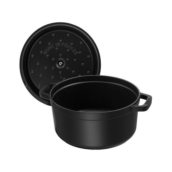 Staub 4qt Round Dutch Oven - Black Matte