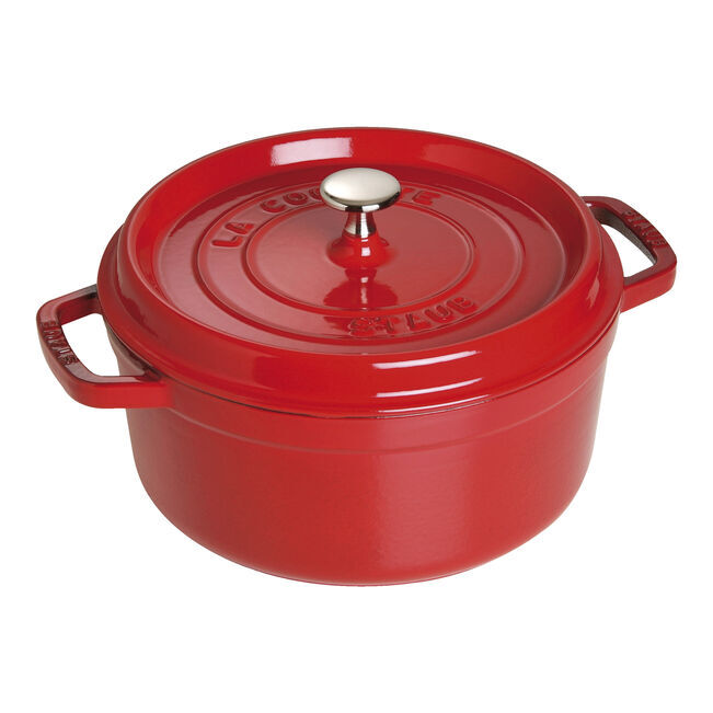 Zwilling, J.A. Henckels Staub Cast Iron 4qt Round Dutch Oven - Cherry