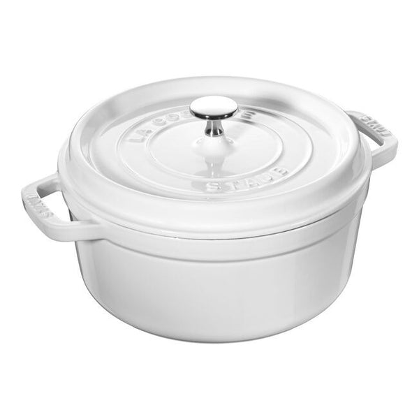 Staub 4qt Round Dutch Oven - White