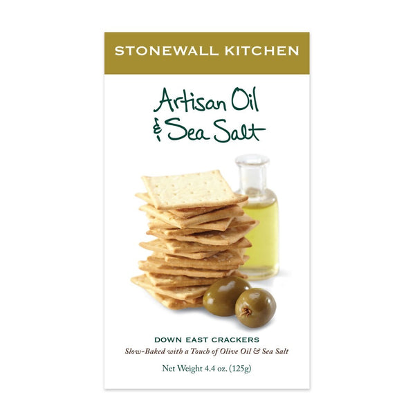 Stonewall Kitchen Artisan Oil & Sea Salt Crackers