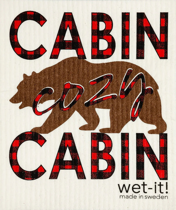 Wet-it Swedish Dish Cloth - Cozy Cabin