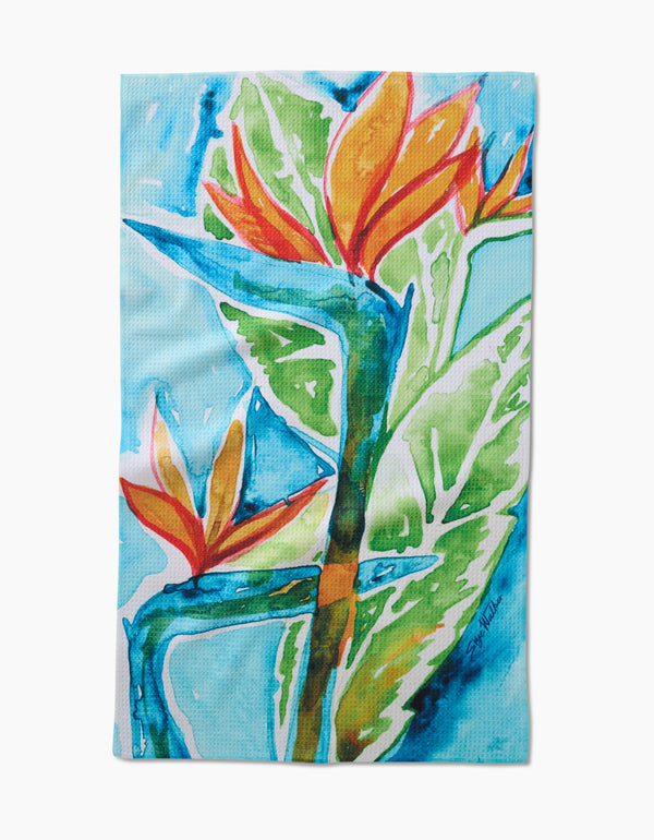 Geometry House Tea Towel - Bird Of Paradise