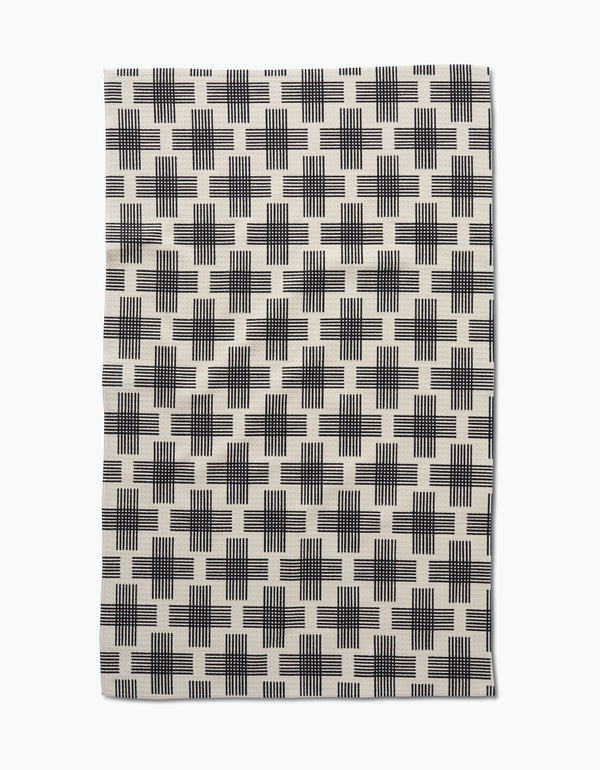 Geometry House Tea Towel - Cross Hatch