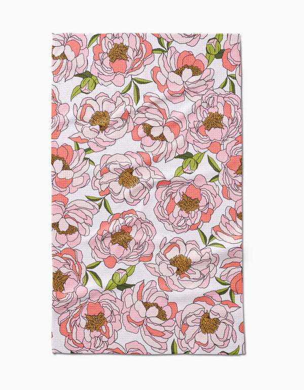 Geometry House Tea Towel - Peony Paradise