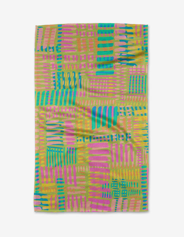 Geometry House Tea Towel - Positive Vibration