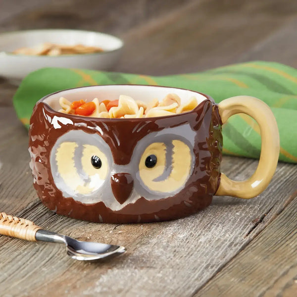 Tag Earthenware 23oz Soup Mug - Owl