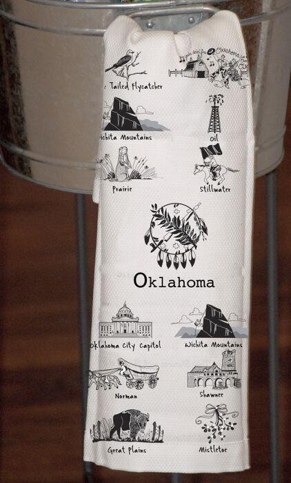 The Dish Oklahoma Tea Towel