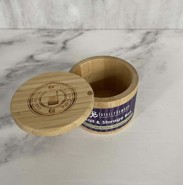 Totally Bamboo Salt Box - Oklahoma Engraved