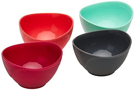 Trudeau Silicone Pinch Bowls Set/4