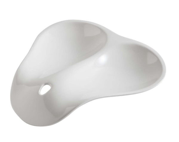 Hutzler Twin Spoon Rest - White