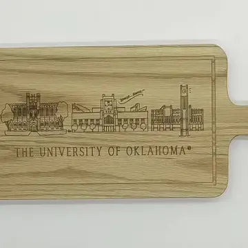 Valient Gifts Oklahoma Skyline Charcuterie Board