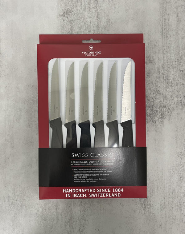 Victorinox 6pc Steak Knife Set Swiss Classic