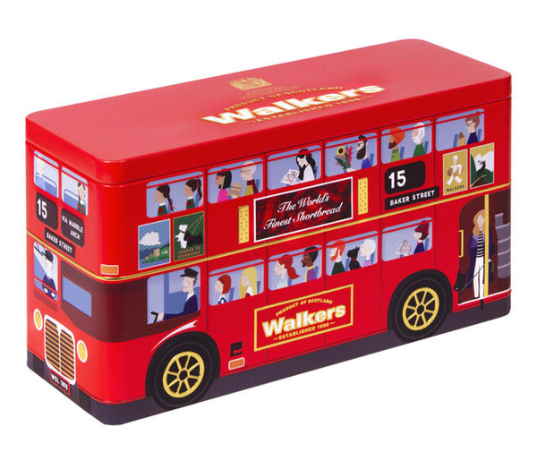 Walker's London Bus Shortbread Tin 8.8oz