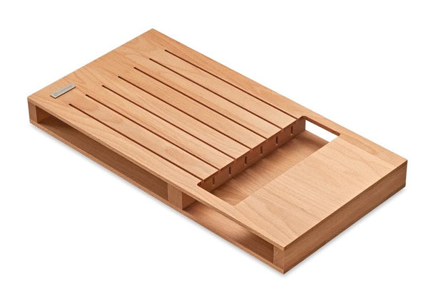 Wusthof 7 Slot In-Drawer Knife Tray - European Beech