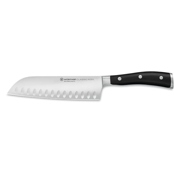 Wusthof Classic Ikon 7” Santoku Knife Hollow Edge