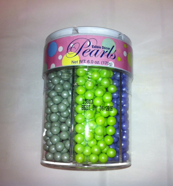 Decorations Pearls Pastels 6 colors