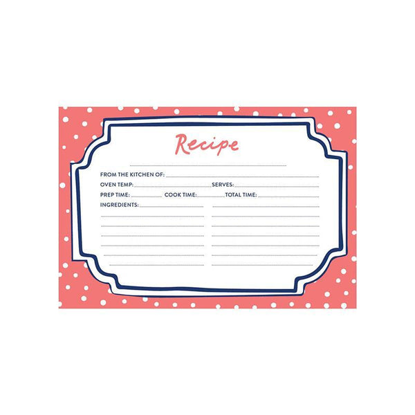 Recipe Cards Flourish