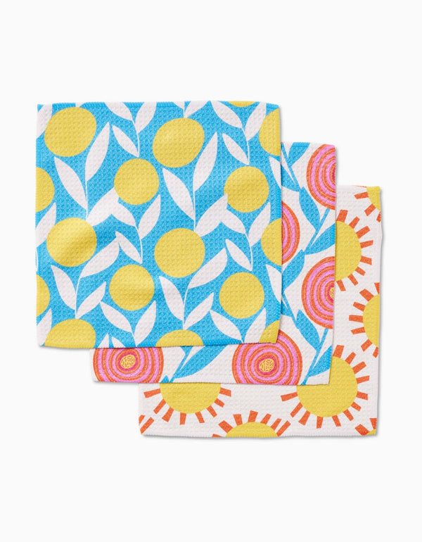 Geometry House 3pc Dish Cloth Set - Parade
