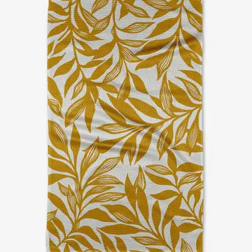 Geometry House Tea Towel - Saffron