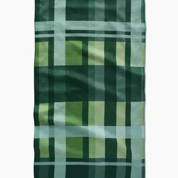 Geometry House Tea Towel - Shamrock Plaid