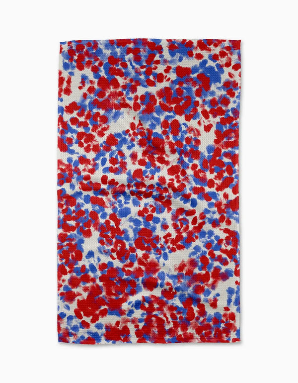 Geometry House Tea Towel - Fire Cracker