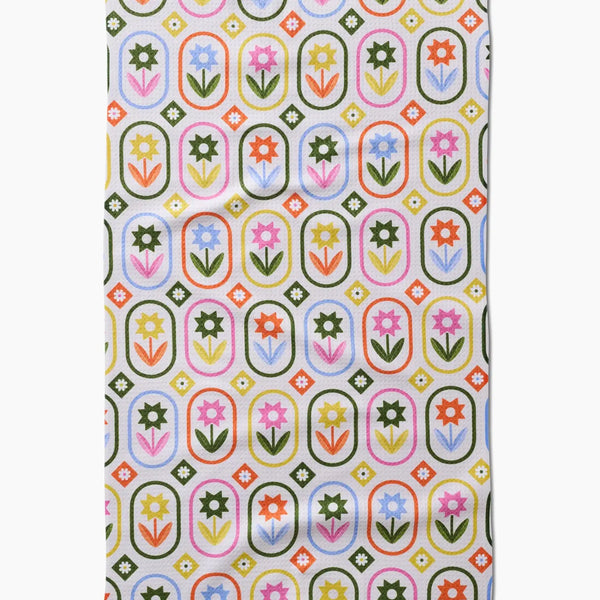 Geometry House Tea Towel - Petal Patchwork