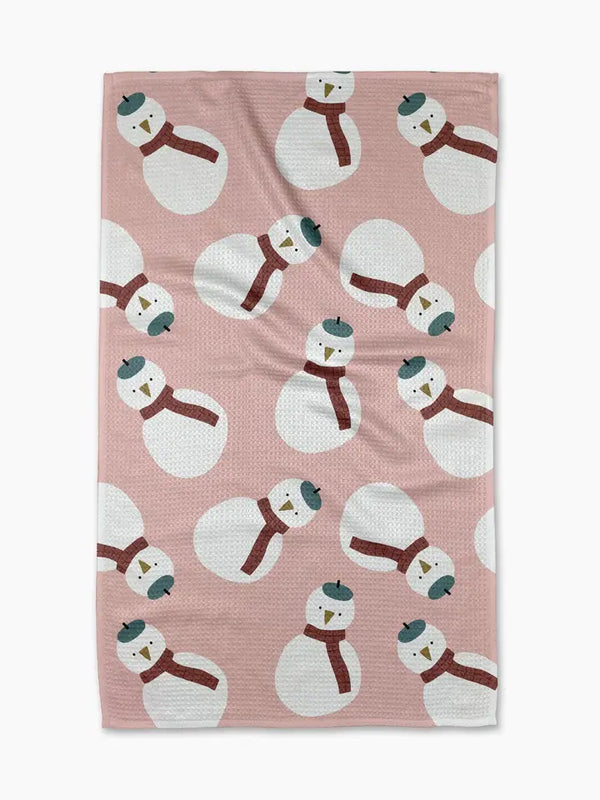 Geometry House Tea Towel -  Snowman